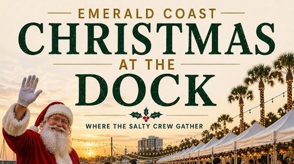 Emerald Coast Christmas at the Dock event artwork